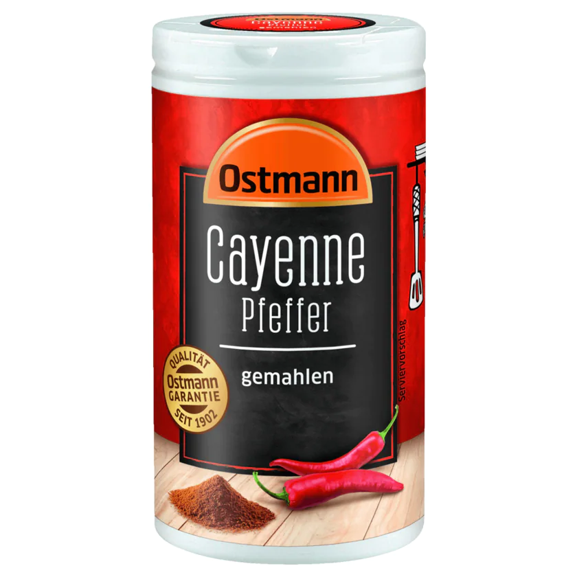 Ostmann Cayenne-Pfeffer gemahlen 35g - 4002674041507