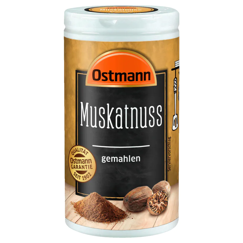 Ostmann Muskatnuss gemahlen 35g - 4002674043822