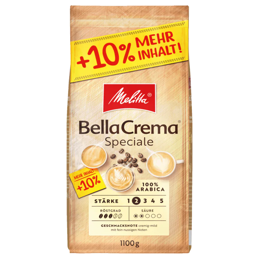 Melitta Bella Crema Speciale +10% mehr Inhalt 1,1kg - 4002720008522