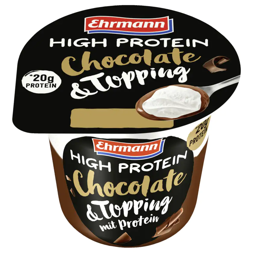 Ehrmann High Protein Chocolate & Topping 200g - 4002971247503