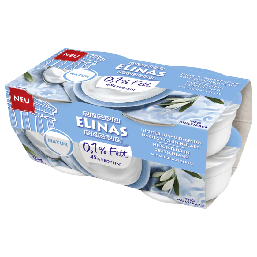 Elinas Joghurt Griechischer Art Natur 0,1% 4x150g - 4003490332787