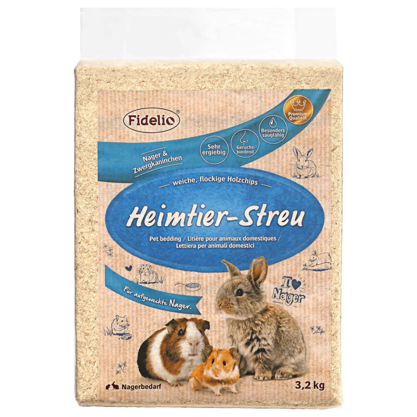 Fidelio Heimtier-Streu 3,2kg - 4003572413106