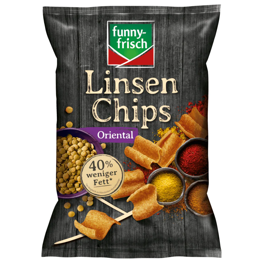 Funny-frisch Linsenchips Oriental 90g - 4003586104137