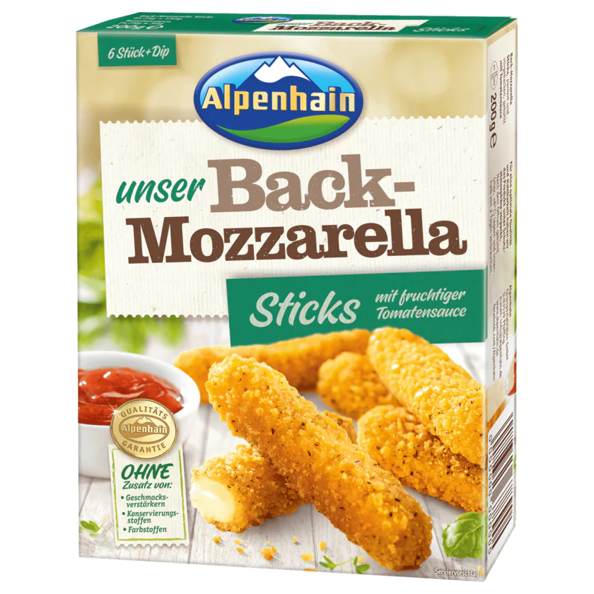 Mozzarella Sticks Mit Tomatensauce - 4003751001506