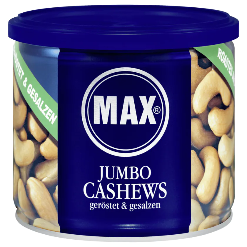 Max Jumbo Cashews geröstet & gesalzen 225g - 4003786912259