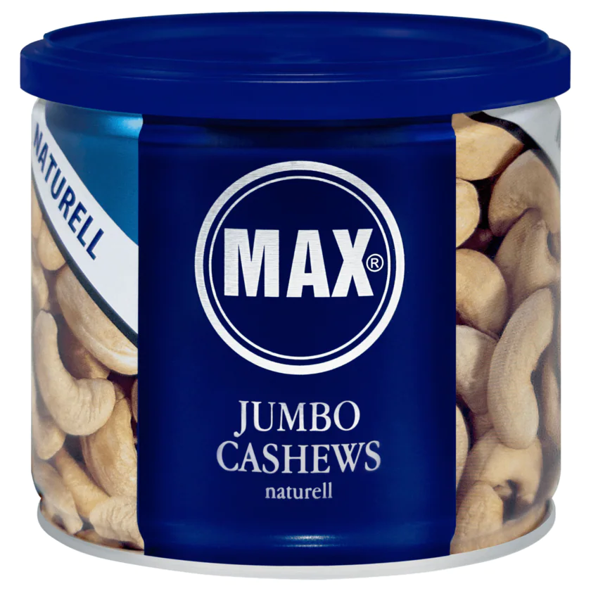 Max Jumbo Cashews Naturell 150g - 4003786918503