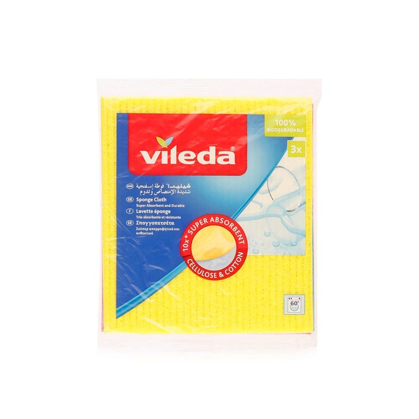 Vileda sponge cloths x3 - Waitrose UAE & Partners - 4003790028199