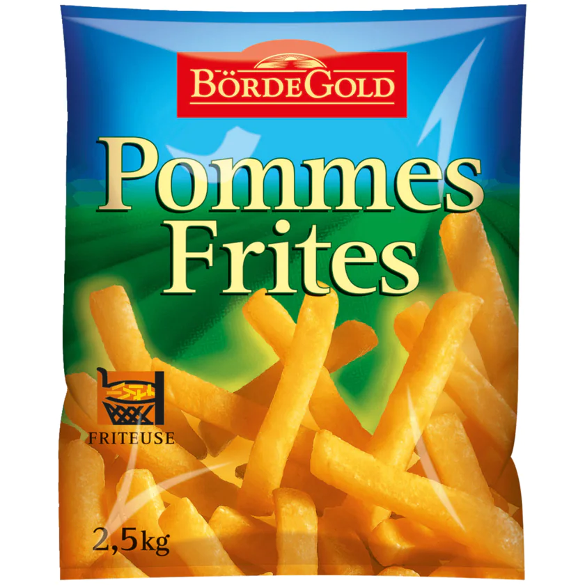 Bördegold Pommes Frites 2,5kg - 4003880005314