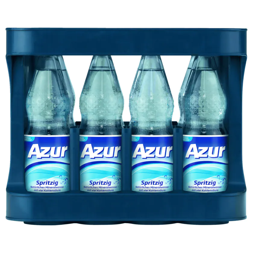 Azur Mineralwasser Spritzig 12x1l - 4004042996358
