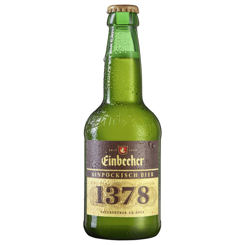 Einbecker Ainpöckisch Bier naturtrüber Urbock 0,33l - 4004078003860