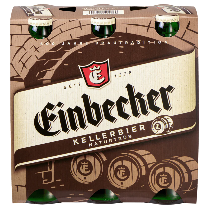 Einbecker Kellerbier naturtrüb 6x0,33l - 4004078415069