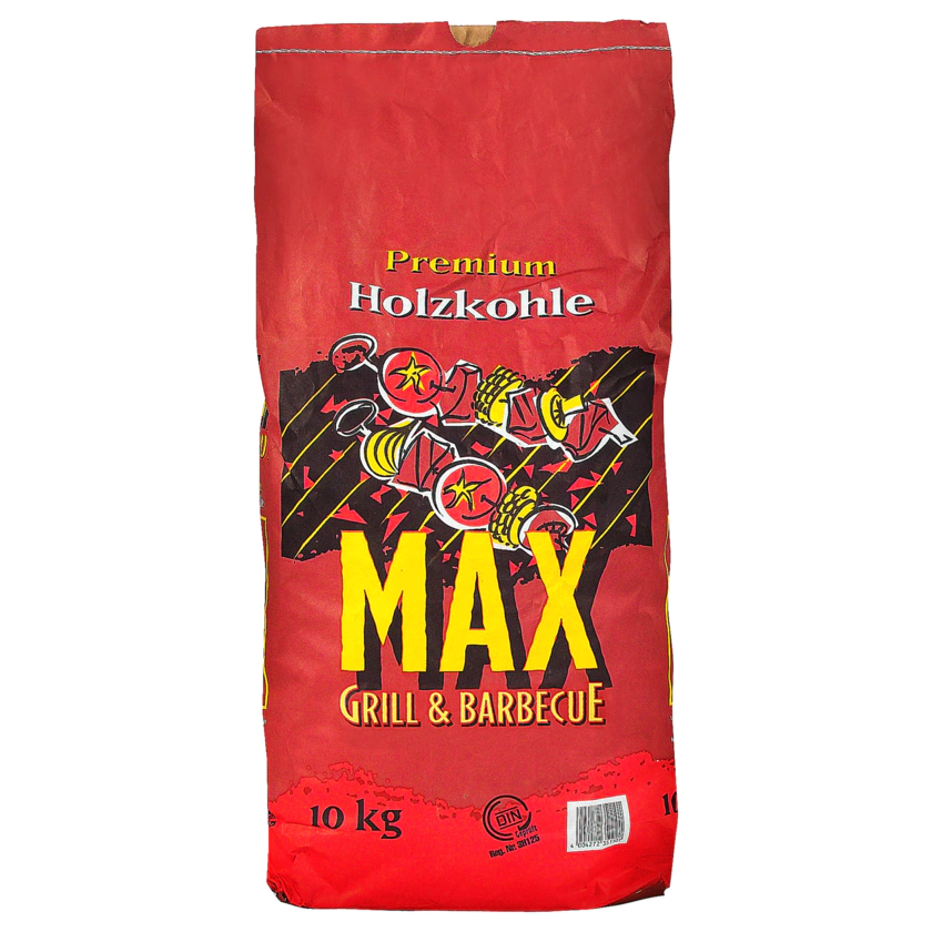 Max Grill & Barbecue Holzkohle 10kg - 4004272351101