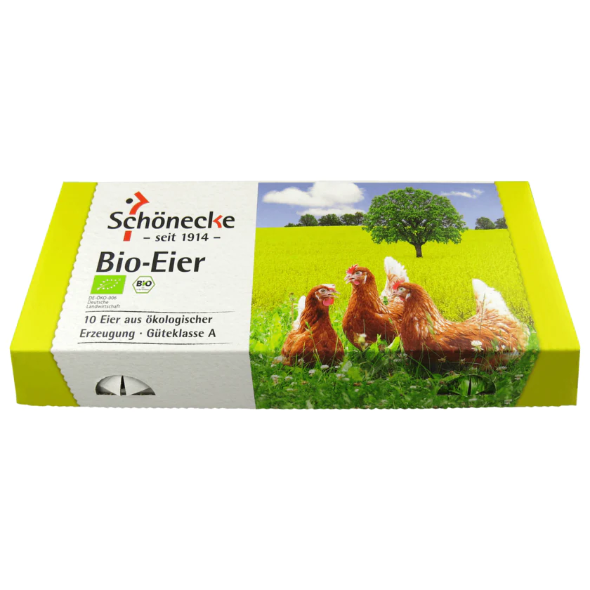 Schönecke Bio Eier 10 Stück - 4005211100002