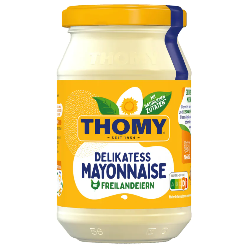Thomy Delikatess Mayonnaise im Glas 250 ml - 4005500087038