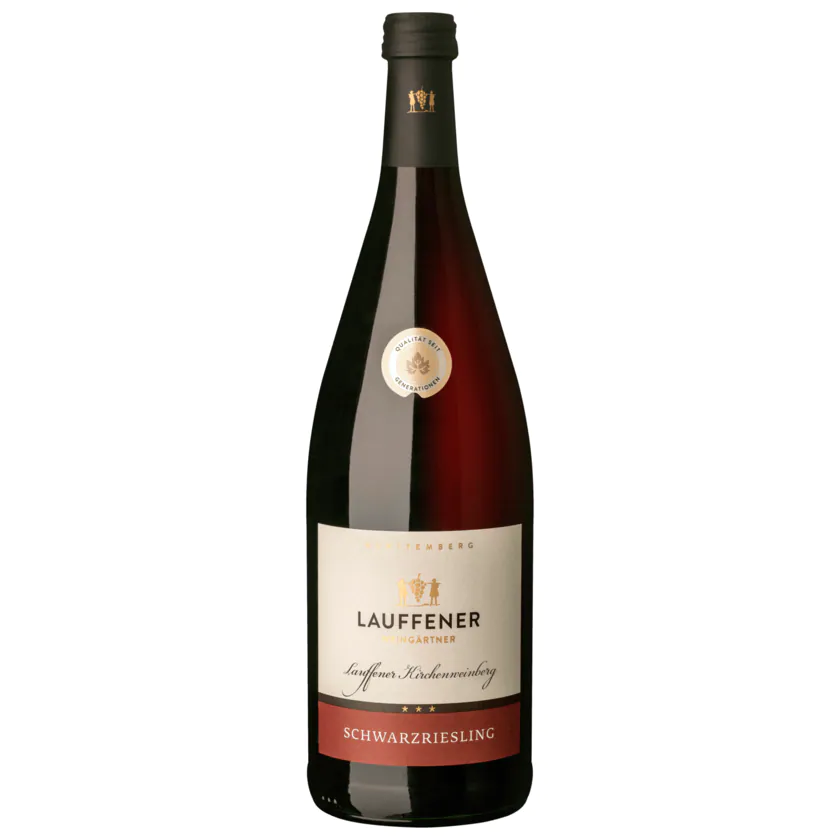 Lauffener Rotwein Schwarzriesling QbA halbtrocken 1l - 4005670302085
