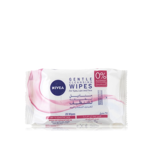 Nivea visage refreshing facial cleansing wipes x25 - Waitrose UAE & Partners - 4005808819065