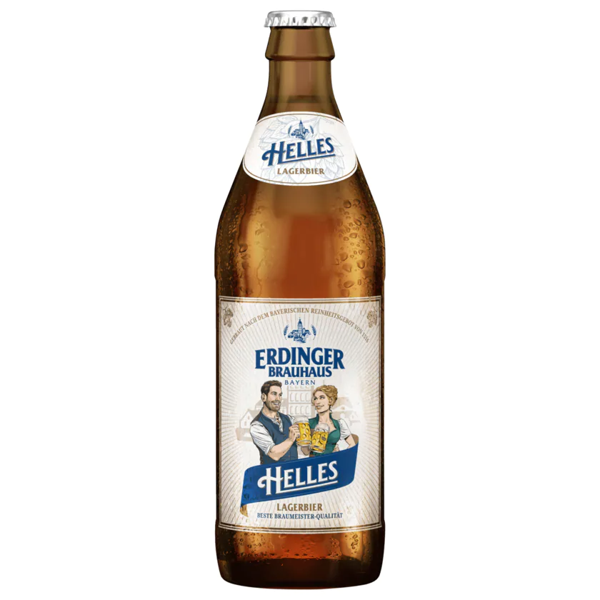 Erdinger Brauhaus Helles Lagerbier 0,5l - 4005873210088