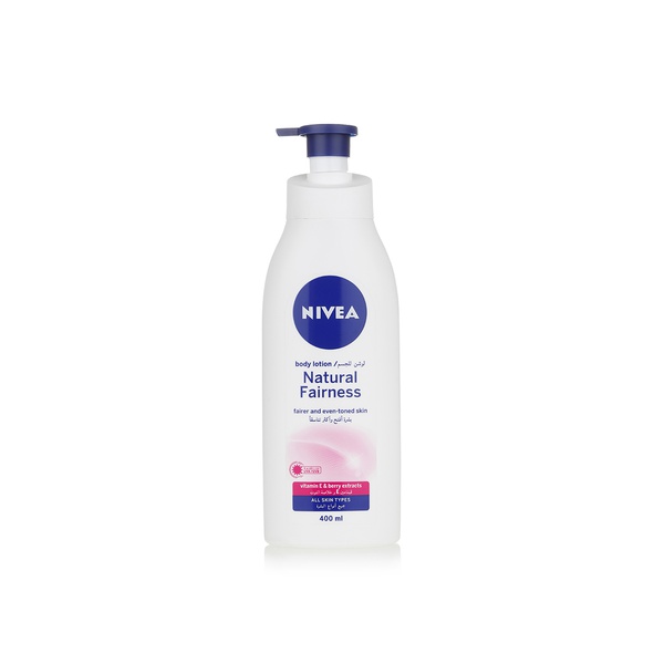 Nivea natural fairness body lotion 400ml - Waitrose UAE & Partners - 4005900011817