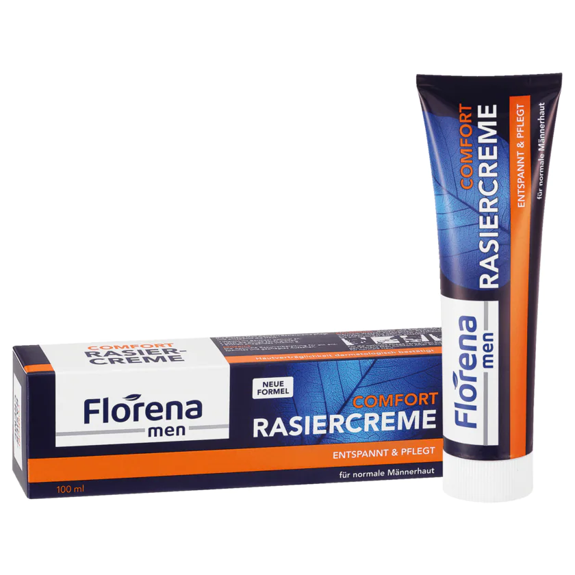 Florena men Comfort Rasiercreme mit Vitamin E 100ml - 4005900108784