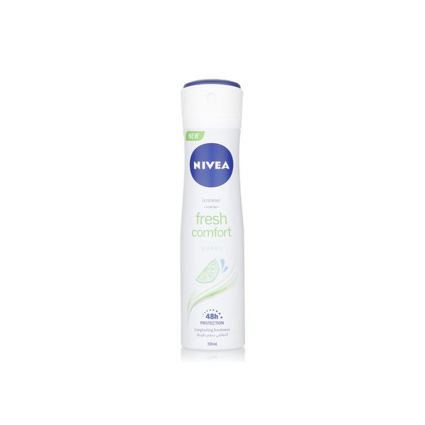 Nivea fresh comfort deodorant spray 150ml - Waitrose UAE & Partners - 4005900249432