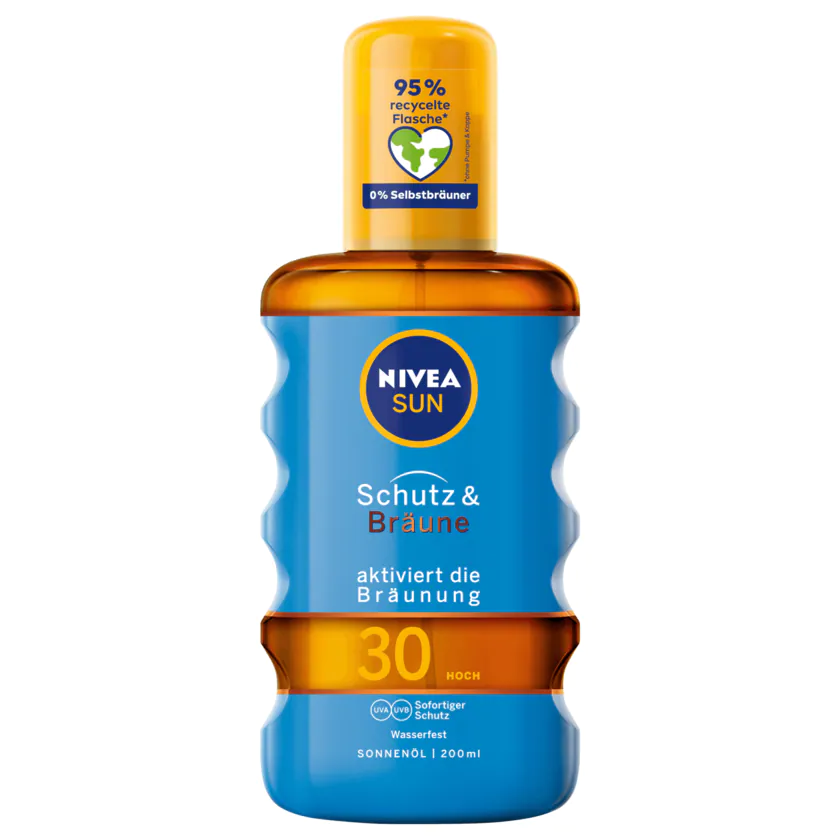 NIVEA Sun Protect & Bronze Öl Spray LSF 30 200ml - 4005900468222