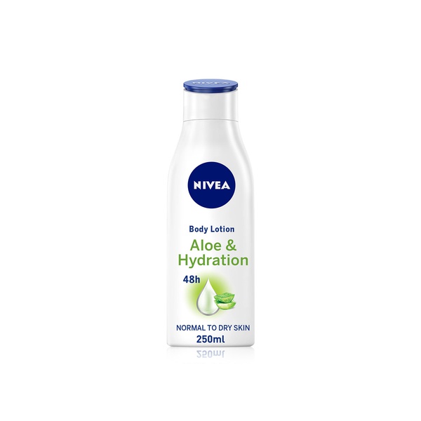 Nivea body lotion aloe & hydration for normal to dry skin 250ml - Waitrose UAE & Partners - 4005900490582