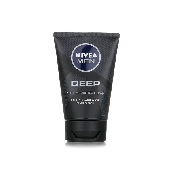 Nivea Men deep face wash 100ml - Waitrose UAE & Partners - 4005900517951