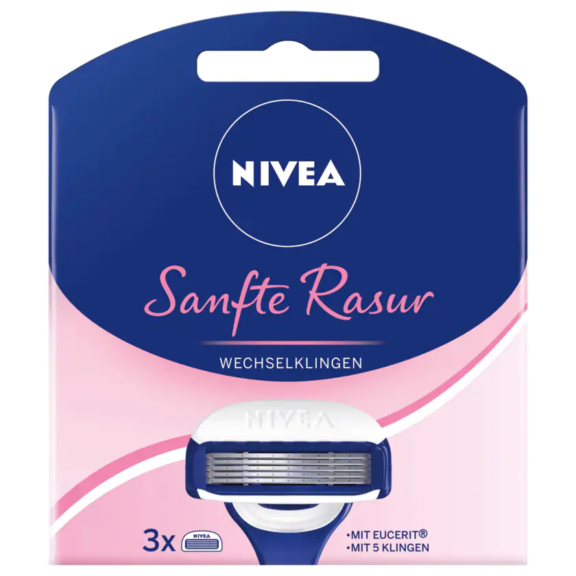 NIVEA Sanfte Rasur Wechselklingen 3 Stück - 4005900538741
