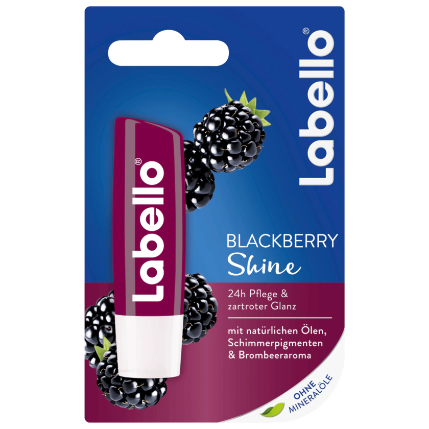Labello Lippenpflege Stift Blackberry Shine 4,8g - 4005900560544