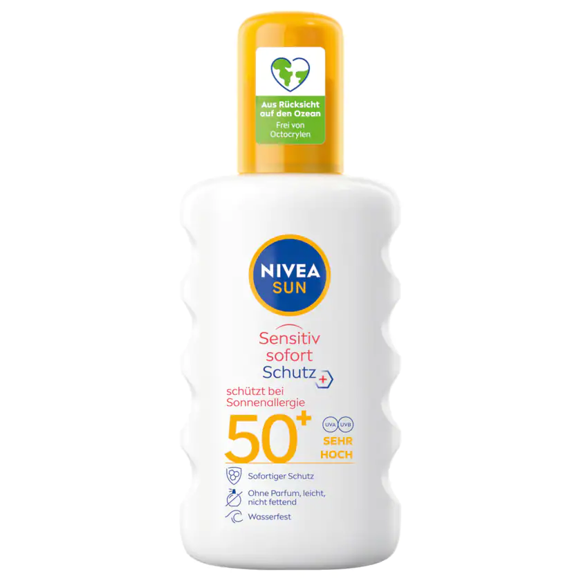 NIVEA Sun Sensitiv Sofort Schutz LSF 50+ 200ml - 4005900609045
