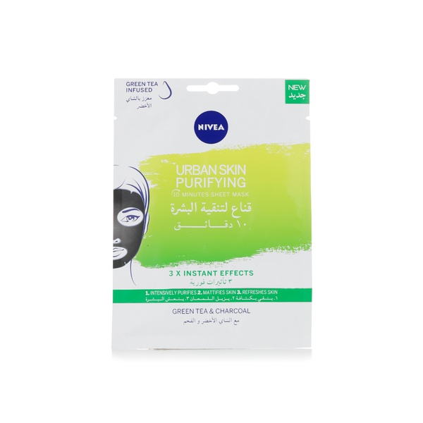 Nivea Face urban skin purifying sheet mask - Waitrose UAE & Partners - 4005900623973