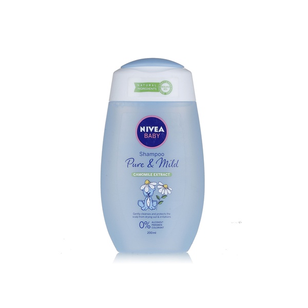 Nivea Pure and Mild baby shampoo 200ml - Waitrose UAE & Partners - 4005900634627