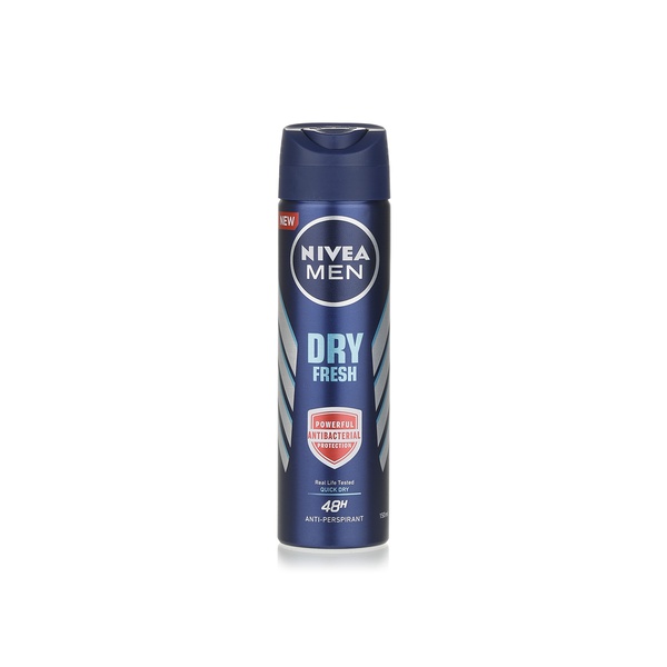 Nivea Men dry fresh deodorant spray 150ml - Waitrose UAE & Partners - 4005900650450