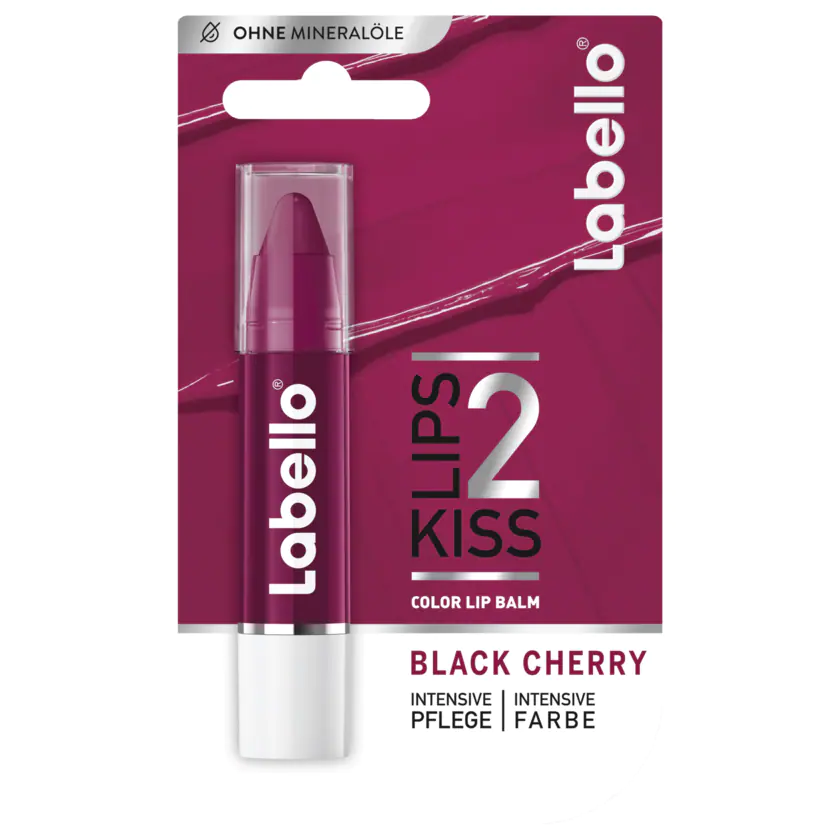 Labello Lips2Kiss Black Cherry 3g - 4005900692443