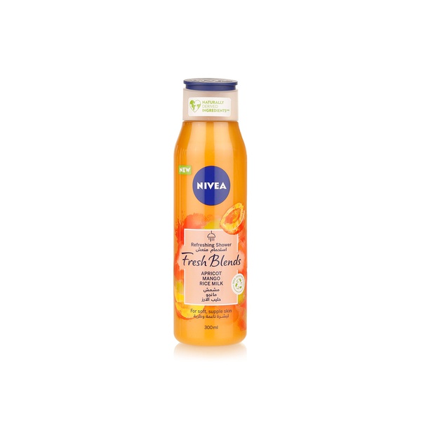 Nivea Fresh Blends apricot shower gel 300ml - Waitrose UAE & Partners - 4005900739414