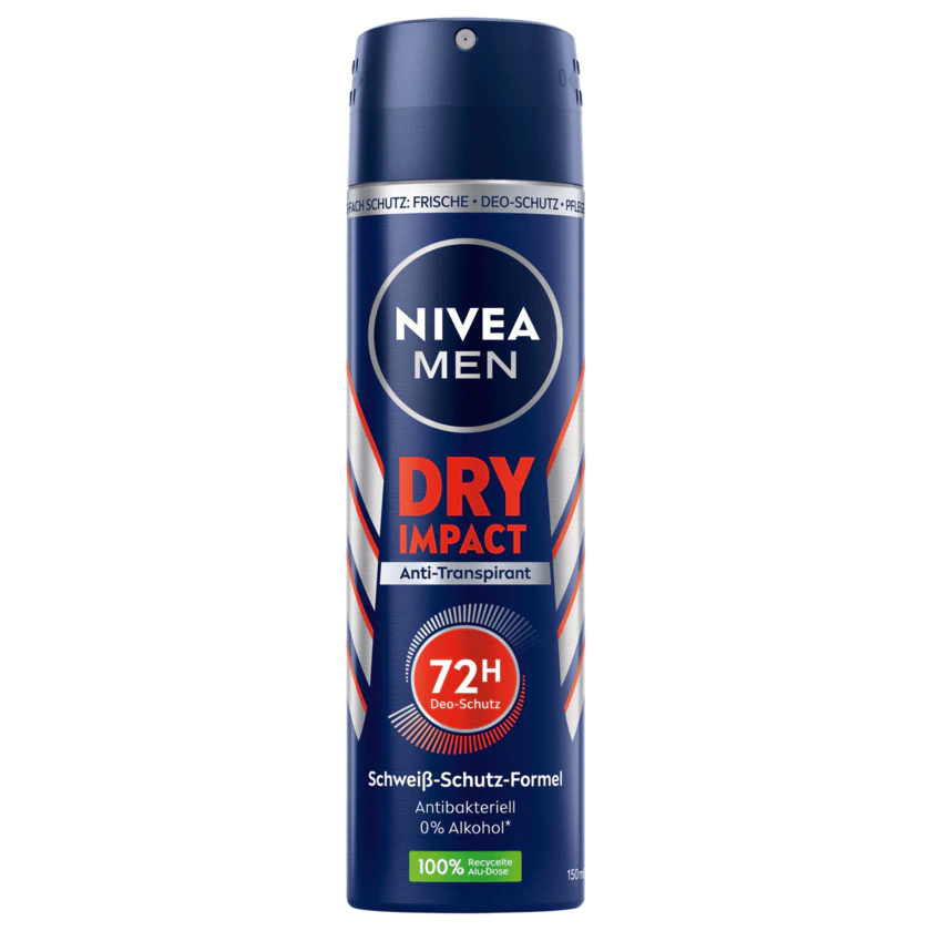 NIVEA Men Deospray Dry Impact Antitranspirant 150ml - 4005900843616