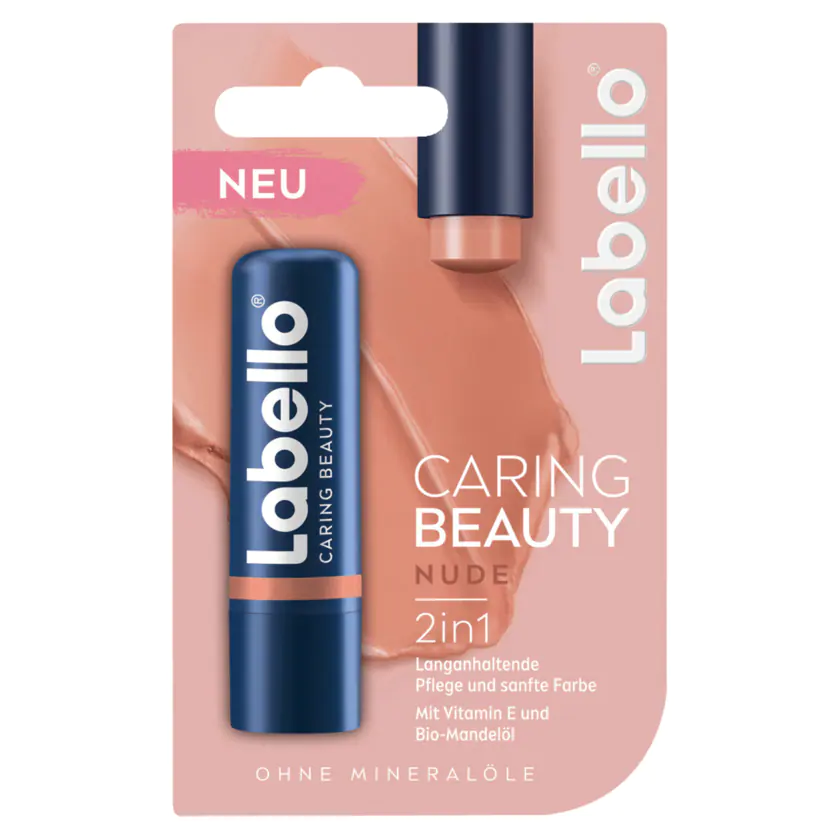 Labello Caring Beauty Nude 2in1 5,5ml - 4005900918468