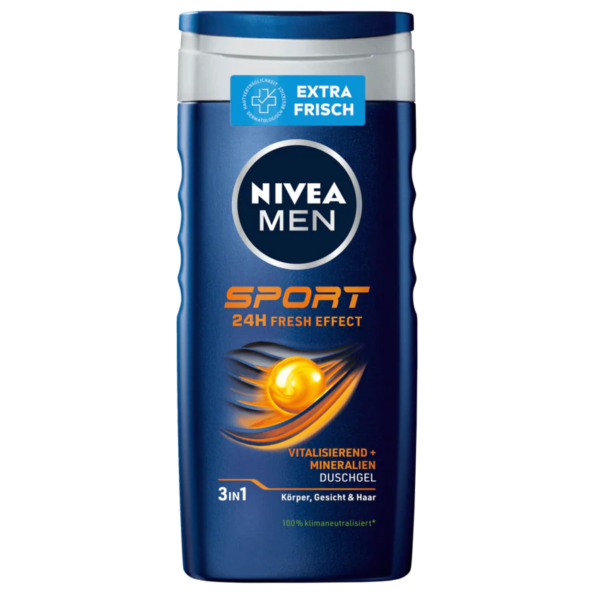 NIVEA Men Duschgel Sport 3in1 250ml - 4005900952349
