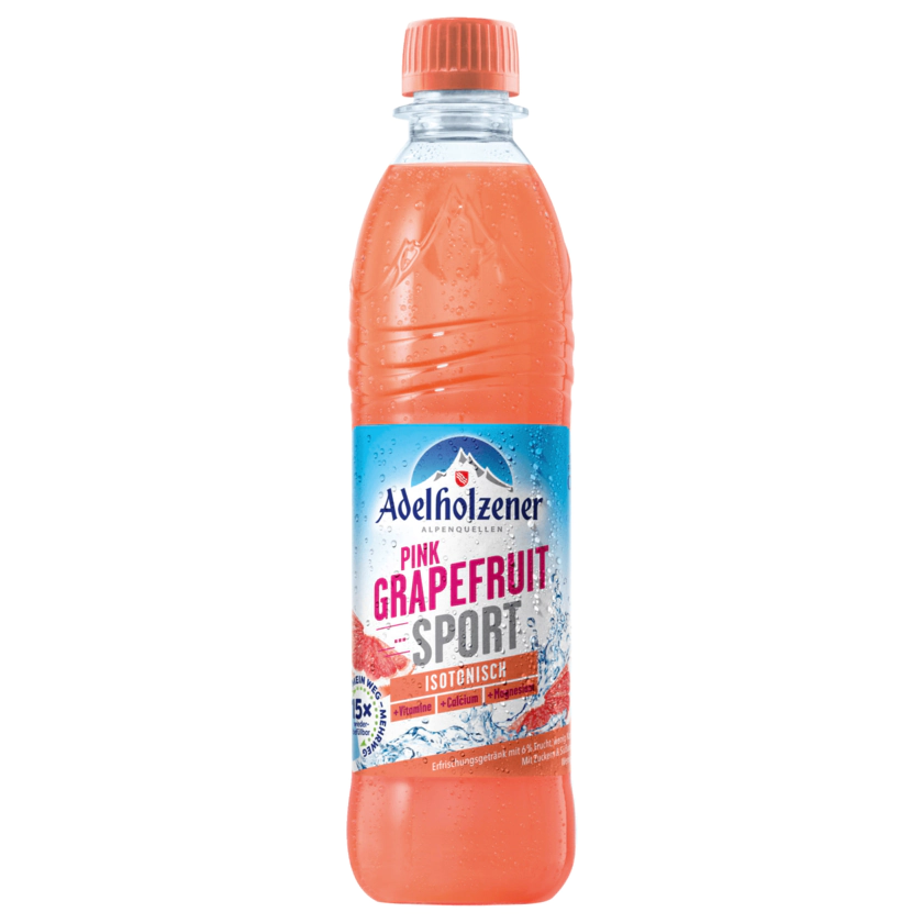 Adelholzener Sport Pink Grapefruit 0,5l - 4005906004660