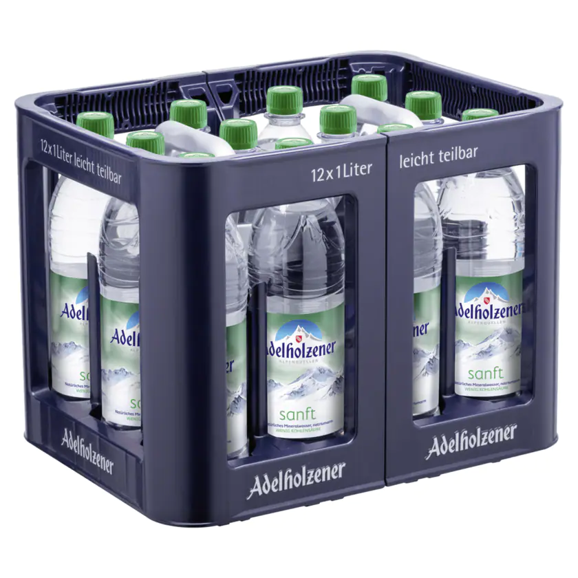Adelholzener Mineralwasser Sanft 12x1l - 4005906072065