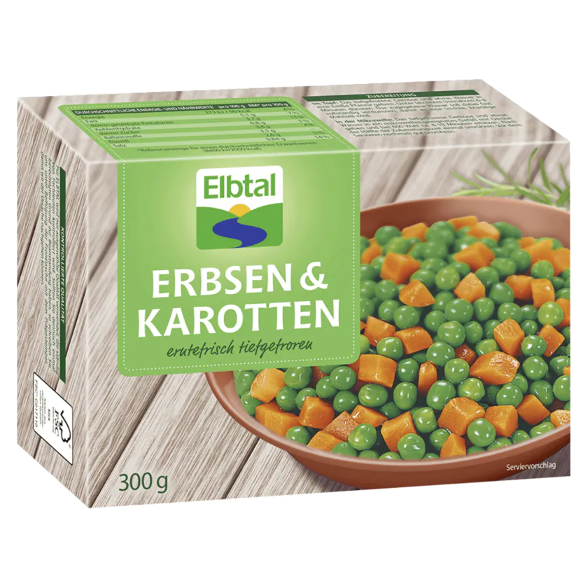 Elbtal Erbsen & Karotten 300g - 4005979014023