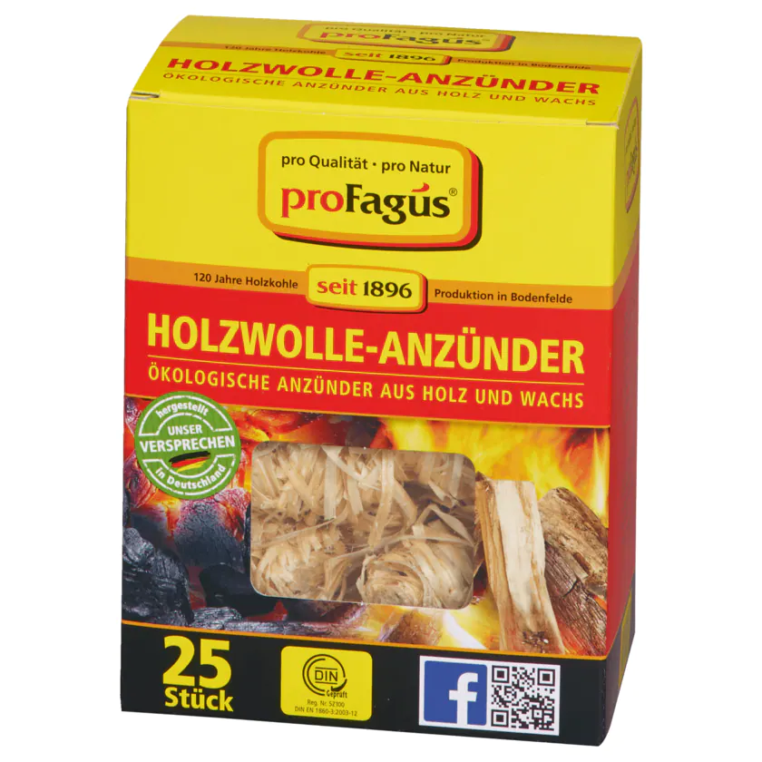 Profagus Holzwolle Anzünder - 4006131100066