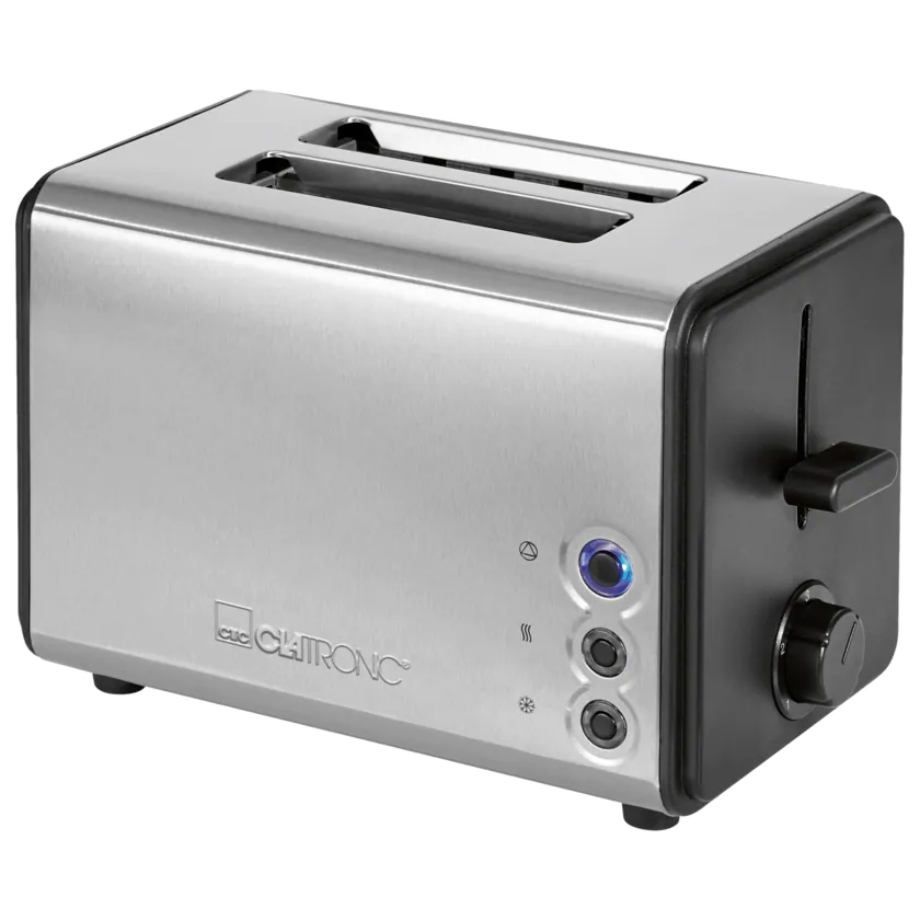 Clatronic 2 Scheiben-Toaster TA 3620 edelstahl/schwarz - 4006160637182