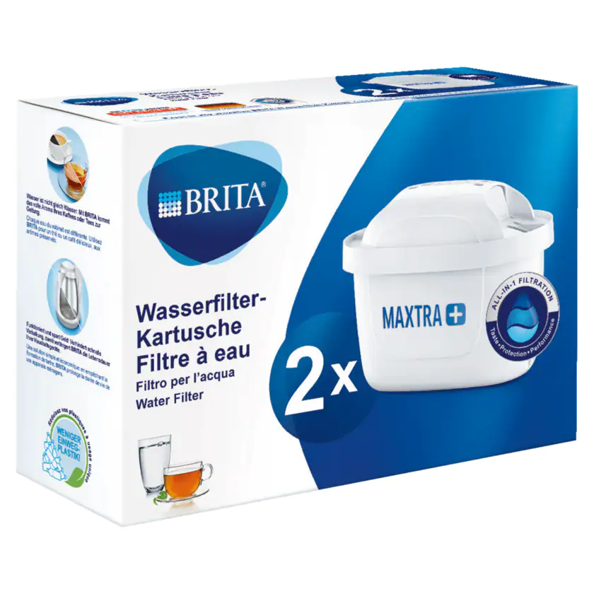 Brita Maxtra+ Filterkartuschen Weiß 2 Stück - 4006387075200