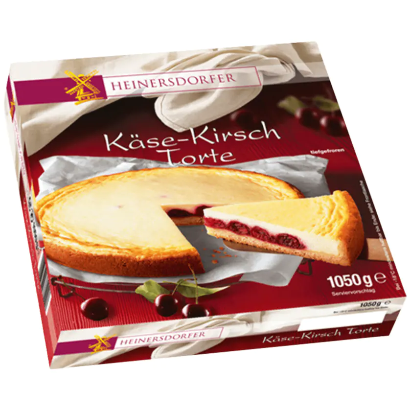 Heinersdorfer Käse-Kirsch-Torte 1kg - 4006591380008