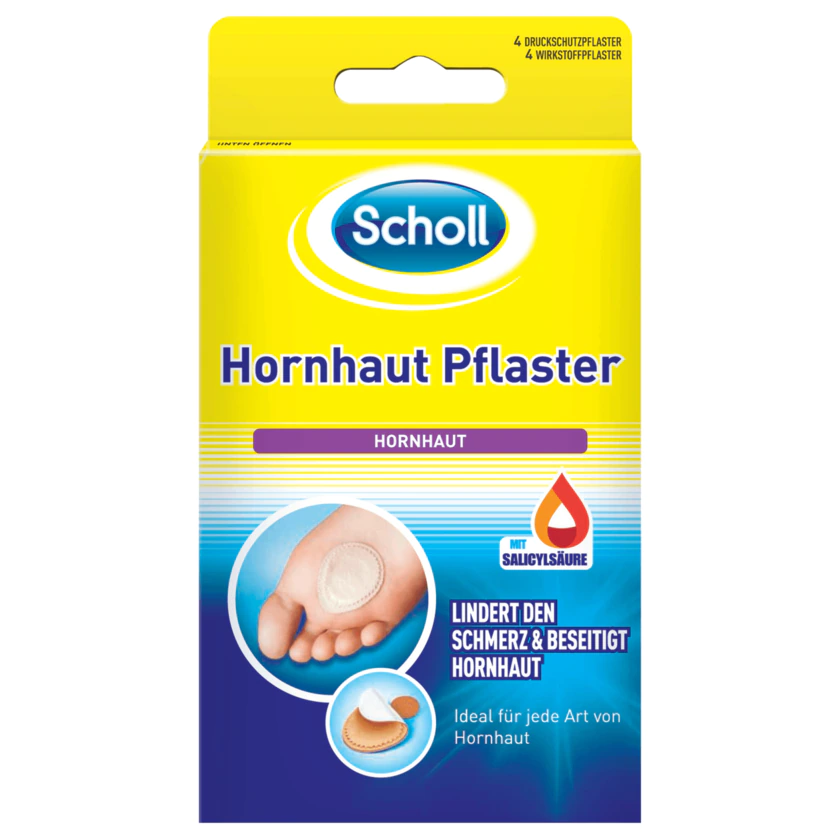 Scholl Hornhaut Pflaster 4 Stück - 4006671002011