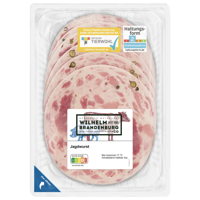 Wilhelm Brandenburg Jagdwurst 100g - 4006784075094
