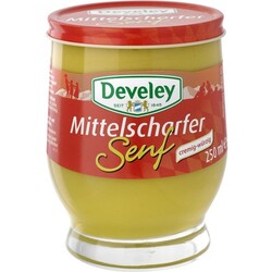 Develey Mittelscharfer Senf - 4006824000390