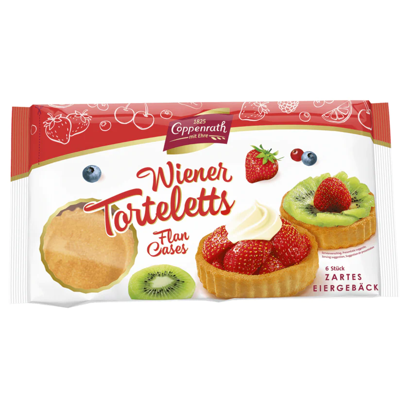 Coppenrath Wiener Torteletts Flan Cases 100g - 4006952002013