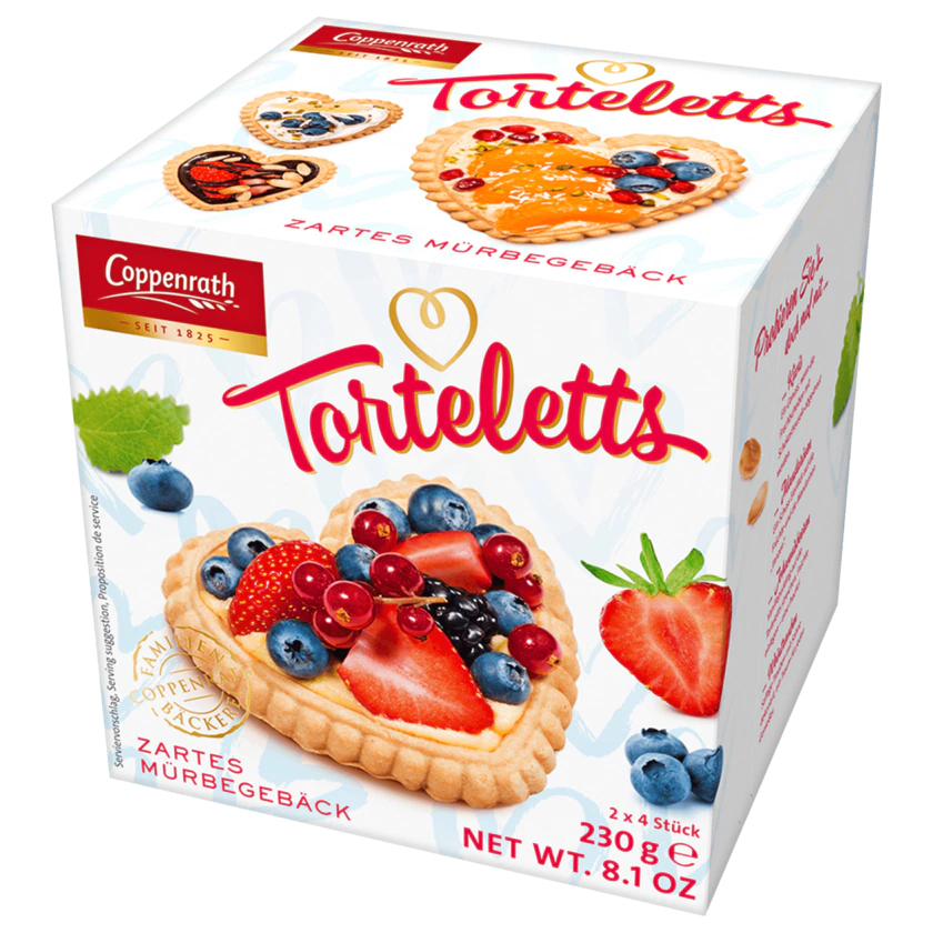 Coppenrath Torteletts Zartes Mürbegebäck 230g - 4006952002211